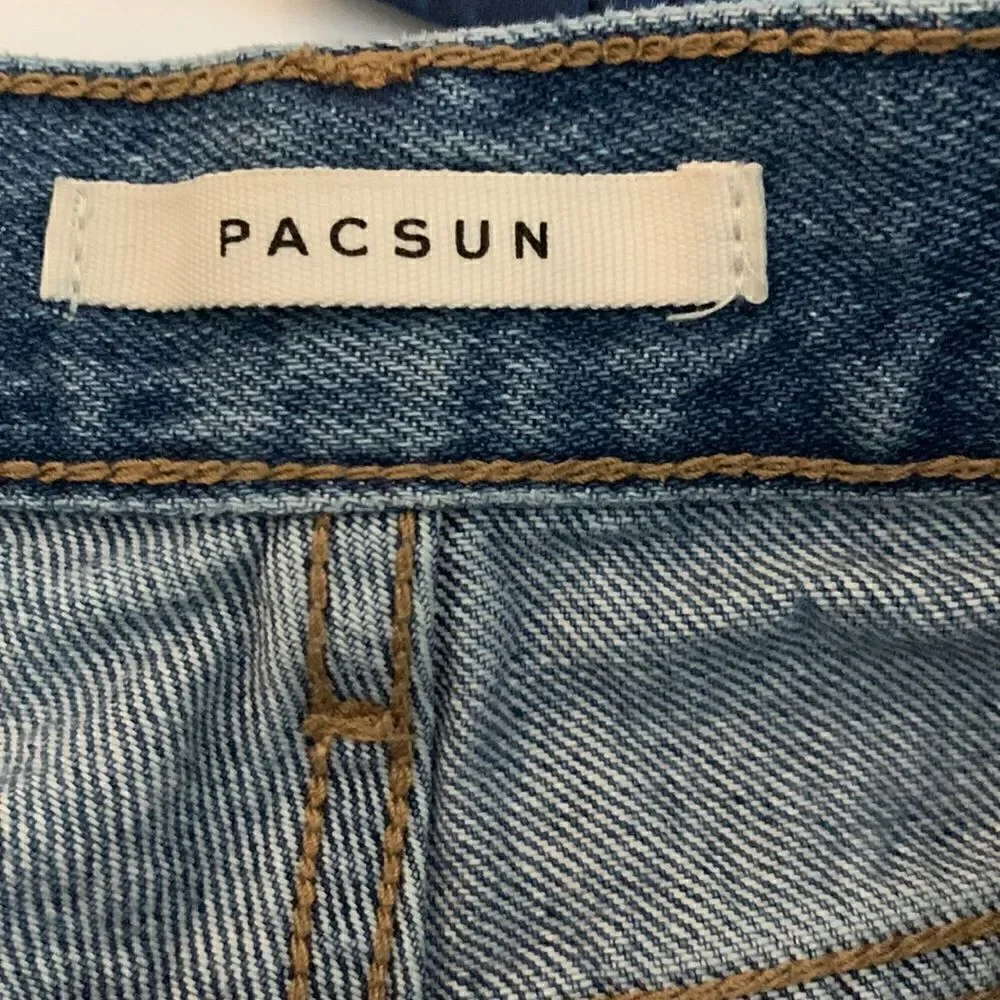 Pacsun high rise straight jeans